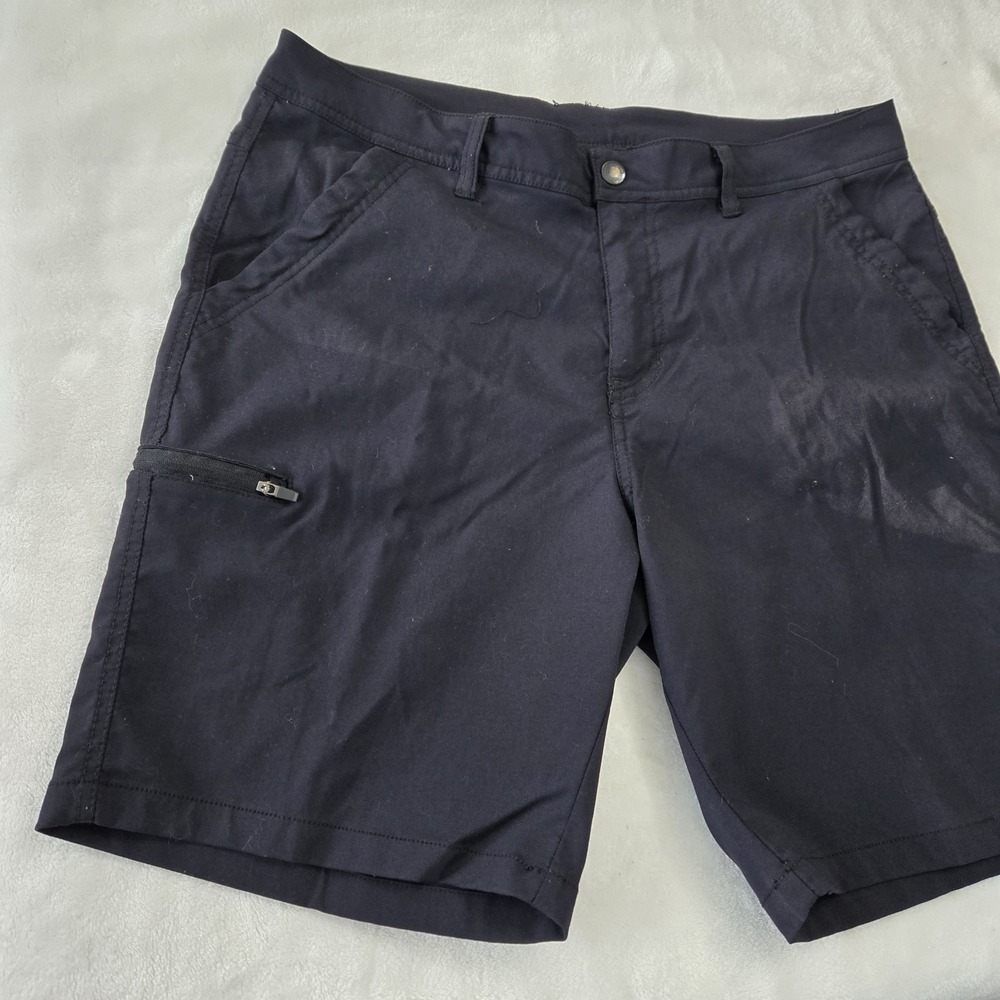 Machine Performance Golf Shorts Men's 34 Black Nylon Spandex Stretch Zip Pocket